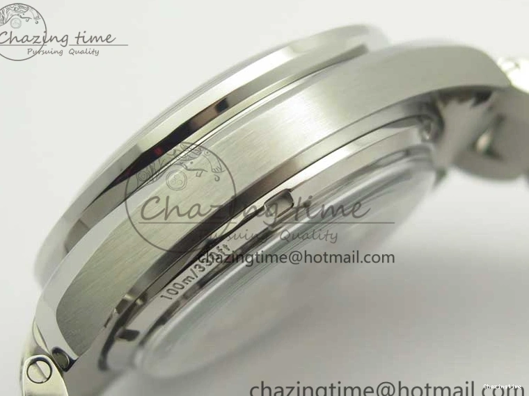 0203 UrbanChic Speedmaster Moonwatch OMF 1:1 Best Edition White Dial Black Hand on SS Bracelet A 8045